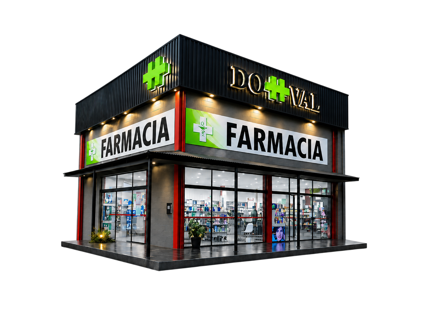 Fachada de Farmacia DOHVAL